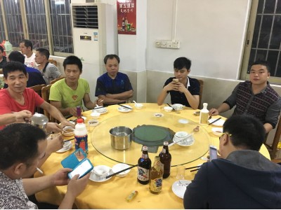 2017年生產部門積極組織團建活動