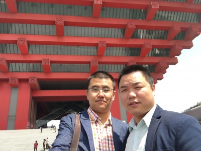 公司員工團體游覽上海世博園中國館